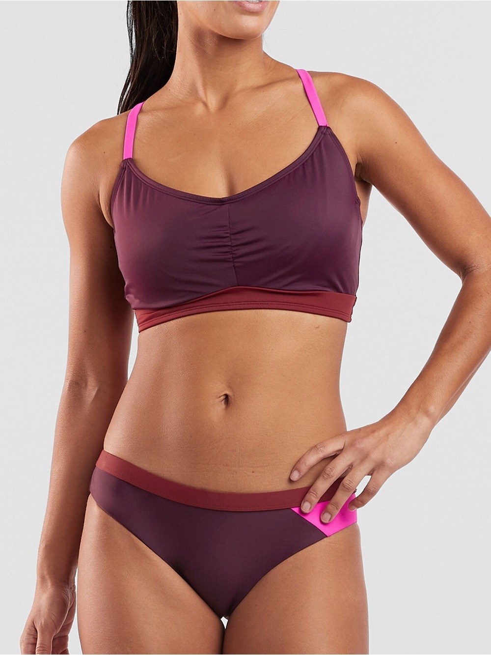 Title Nine Women's Tidal Rave Underwire Bikini Top And Pacifica Bikini Bottom